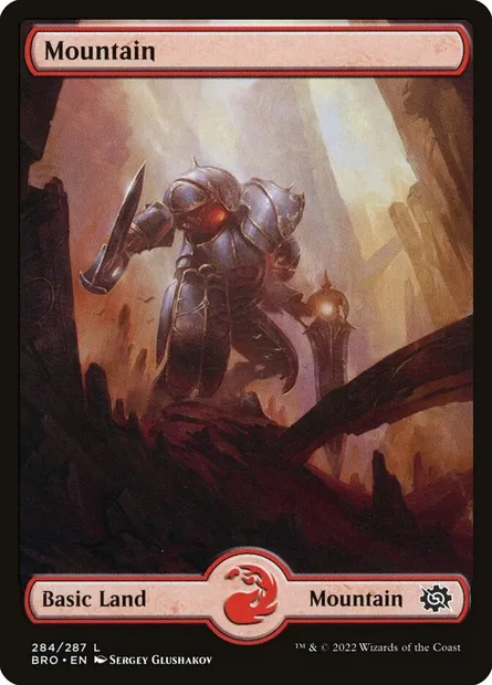 Mountain, Magic card BRO 284 — The Brothers' War set