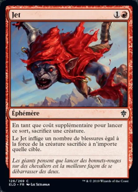 Jet, carte Magic ELD 126 — extension Throne of Eldraine