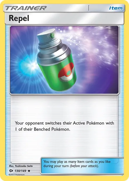 Repel, Pokémon card SUM 130 — Sun & Moon set