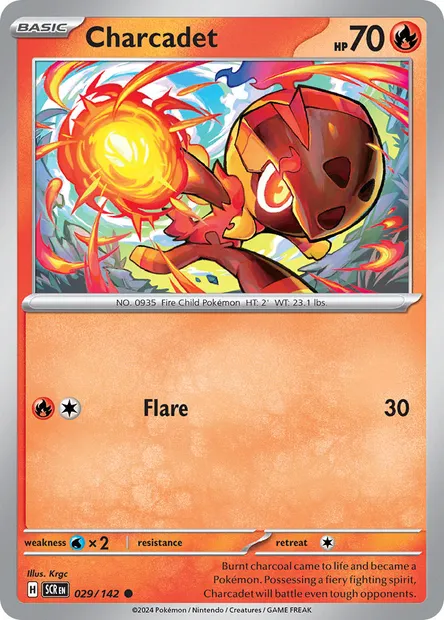 Charcadet, Pokémon card SCR 029 — Stellar Crown set