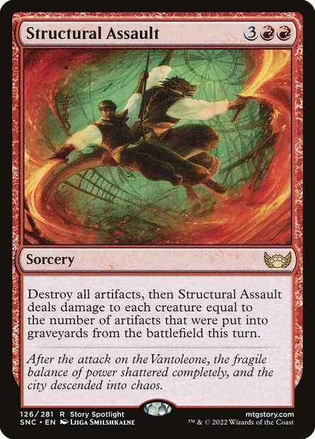 Structural Assault, Magic card SNC 126 — Streets of New Capenna set
