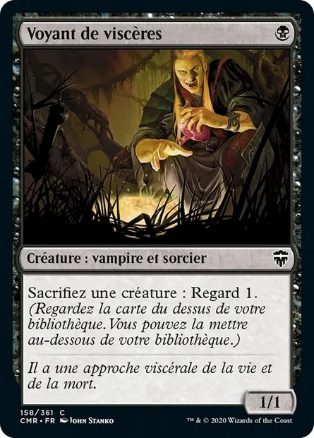 Voyant de viscères, carte Magic CMR 158 — extension Commander Legends