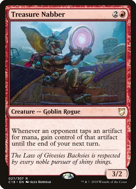 Treasure Nabber, Magic card C18 27 — Commander 2018 set