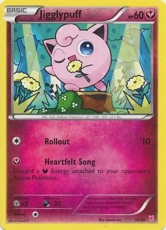 Rondoudou, carte Pokémon TK7B 012 — extension XY Trainer Kit: Wigglytuff