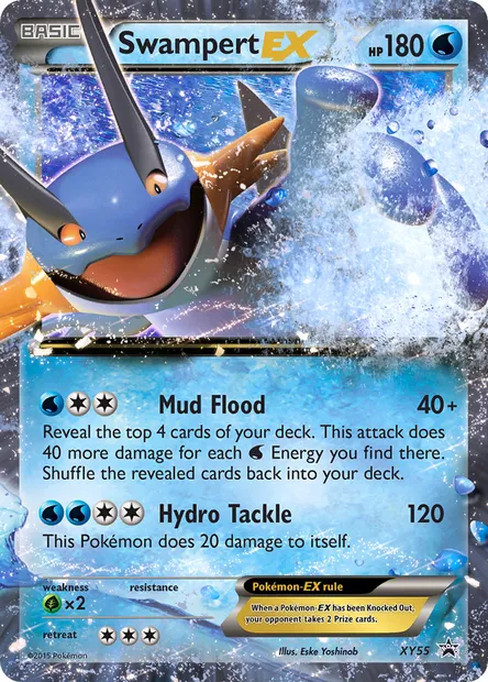 Swampert EX, Pokémon card XY 55 — XY Black Star Promos set