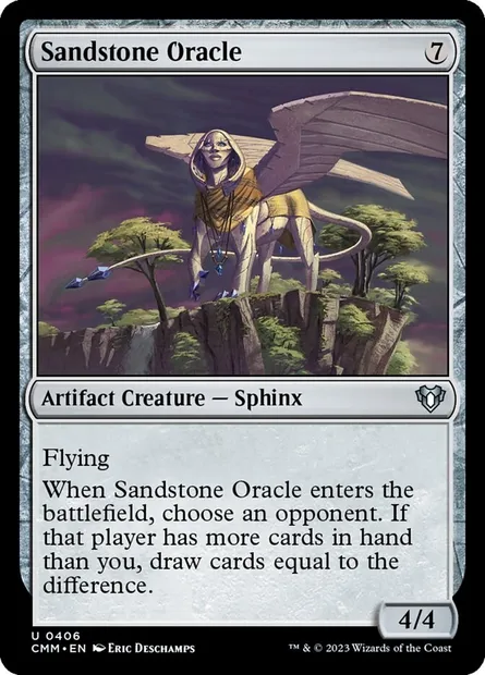 Oracle de grès, carte Magic CMM 406 — extension Commander Masters