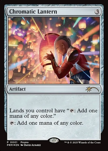 Chromatic Lantern, Magic card PLG25 1 — Love Your LGS 2025 set