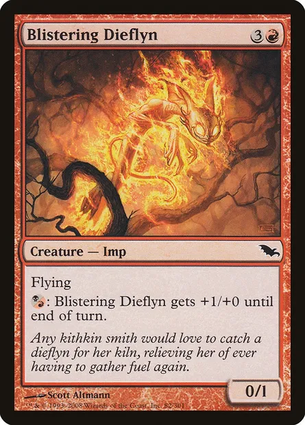 Blistering Dieflyn, Magic card SHM 82 — Shadowmoor set