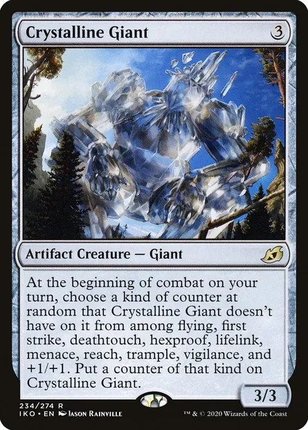 Crystalline Giant, Magic card IKO 234 — Ikoria: Lair of Behemoths set
