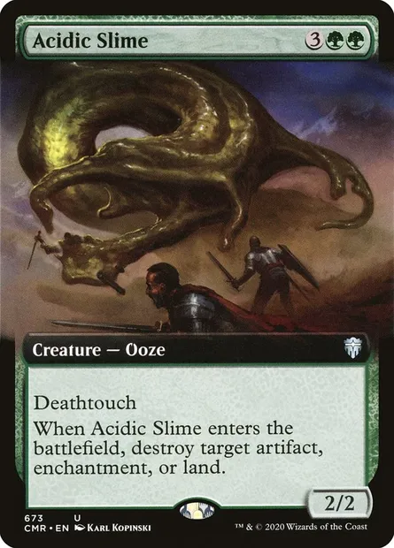 Acidic Slime, Magic card CMR 673 — Commander Legends set
