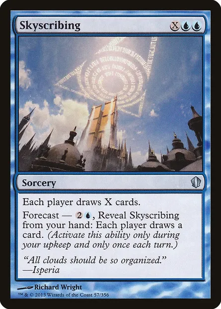 Skyscribing, Magic card C13 57 — Commander 2013 set