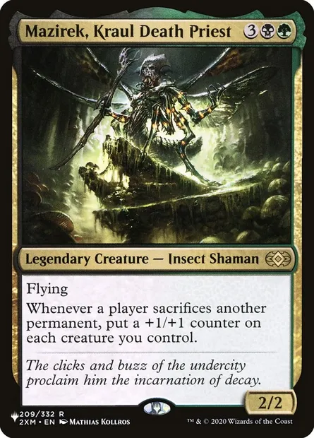 Mazirek, nécroprêtre kraul, carte Magic PLST 2XM-209 — extension The List