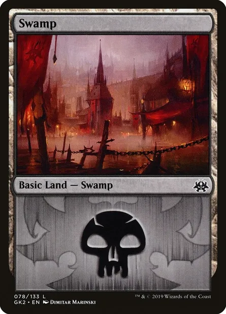 Swamp, Magic card GK2 78 — RNA Guild Kit set