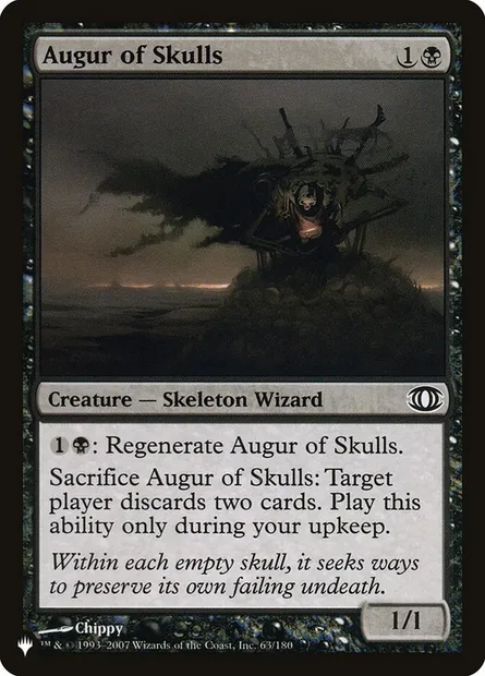 Augur of Skulls, Magic card PLST FUT-63 — The List set