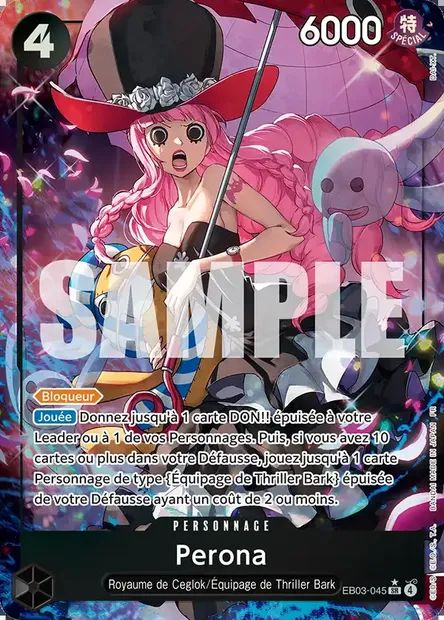Perona, carte One Piece EB03-045 — extension ONE PIECE HEROINES EDITION