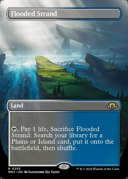 Flooded Strand, Magic card MH3 353 — Modern Horizons 3 set