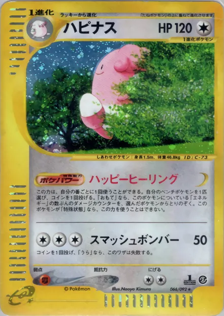 Blissey, Pokémon card E2 066 — The Town on No Map set