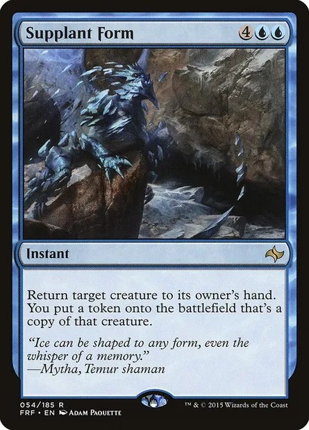 Supplant Form, Magic card FRF 54 — Fate Reforged set