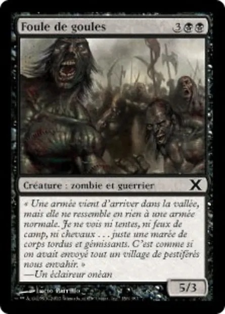 Foule de goules, carte Magic 10E 156 — extension Dixième édition