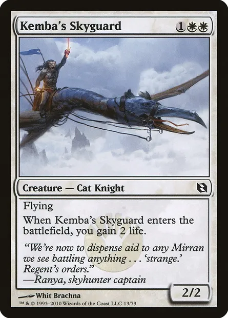 Gardeciel de Kemba, carte Magic DDF 13 — extension Duel Decks: Elspeth vs. Tezzeret