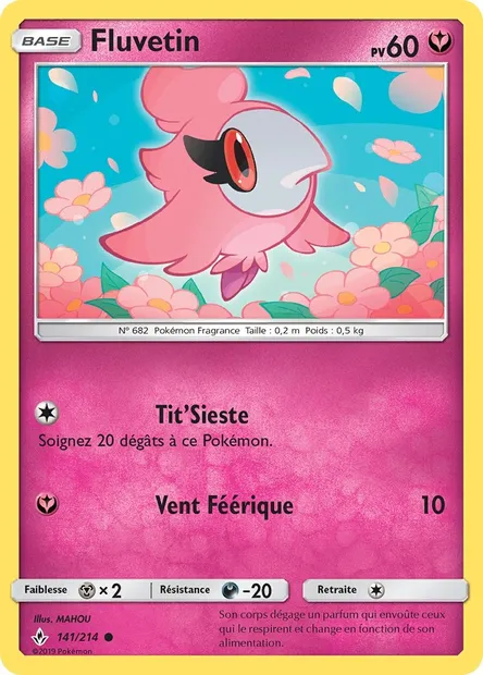 Fluvetin, carte Pokémon UNB 141 — extension Alliance Infaillible