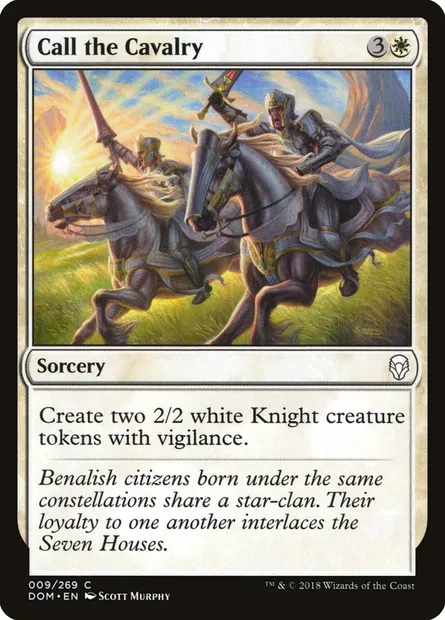 Call the Cavalry, Magic card DOM 9 — Dominaria set