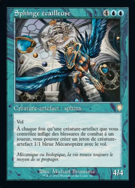 Sphinge écailleuse, carte Magic BRC 94 — extension The Brothers' War Commander