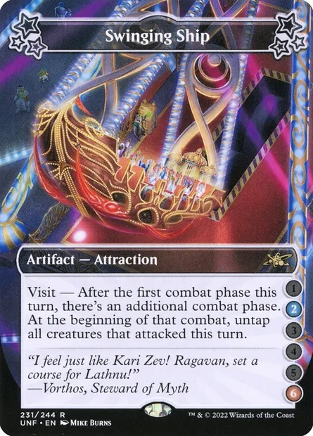 Swinging Ship, carte Magic UNF 231a — extension Unfinity