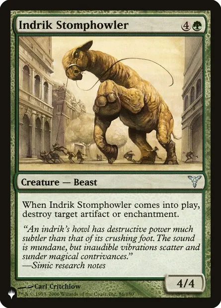 Indrik Stomphowler, Magic card PLST DIS-86 — The List set