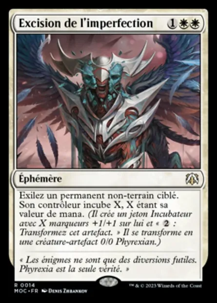Excision de l'imperfection, carte Magic MOC 14 — extension March of the Machine Commander