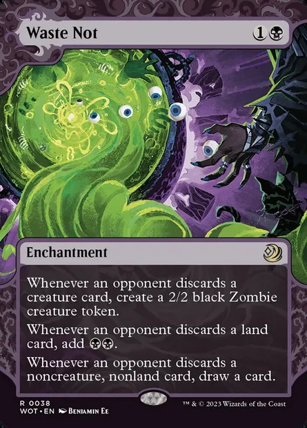Waste Not, Magic card WOT 38 — Wilds of Eldraine: Enchanting Tales set