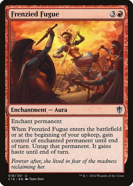 Frenzied Fugue, Magic card C16 18 — Commander 2016 set