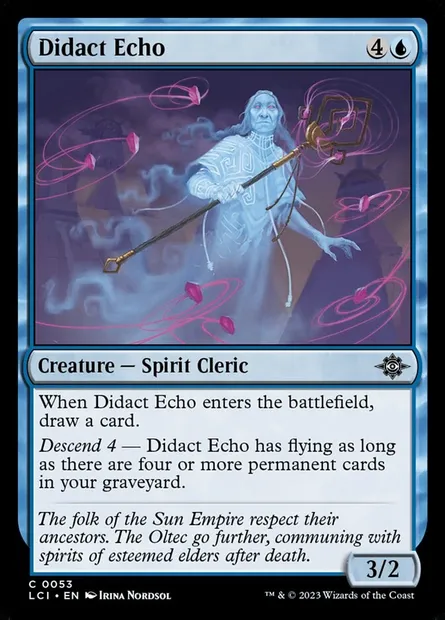 Didact Echo, Magic card LCI 53 — The Lost Caverns of Ixalan set