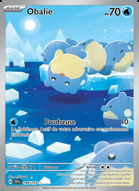 Obalie, carte Pokémon SSP 199 — extension Étincelles Déferlantes