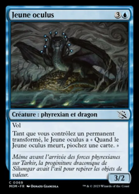 Jeune oculus, carte Magic MOM 69 — extension L'invasion des machines