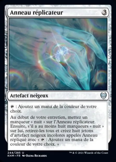 Anneau réplicateur, carte Magic KHM 244 — extension Kaldheim