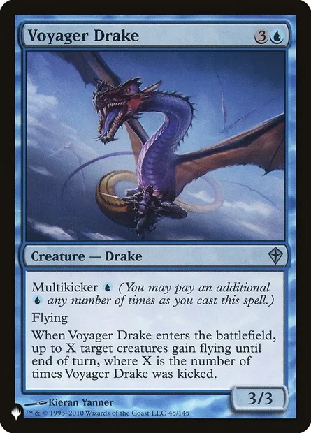 Drakôn pérégrin, carte Magic PLST WWK-45 — extension The List