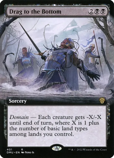 Drag to the Bottom, Magic card DMU 401 — Dominaria United set