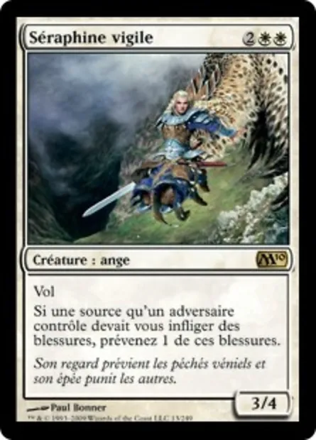Séraphine vigile, carte Magic M10 13 — extension Magic 2010