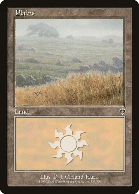 Plaine, carte Magic INV 333 — extension Invasion