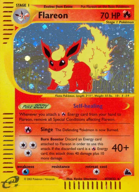 Pyroli, carte Pokémon SK H07 — extension Skyridge
