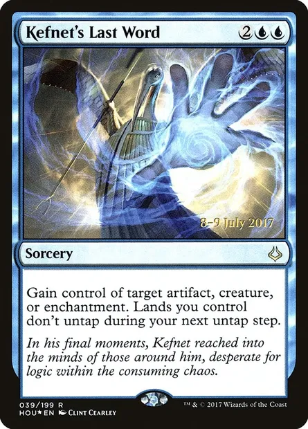 Kefnet's Last Word, Magic card PHOU 39s — Hour of Devastation Promos set