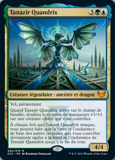Tanazir Quandrix, carte Magic STX 240 — extension Strixhaven: l'Académie des Mages