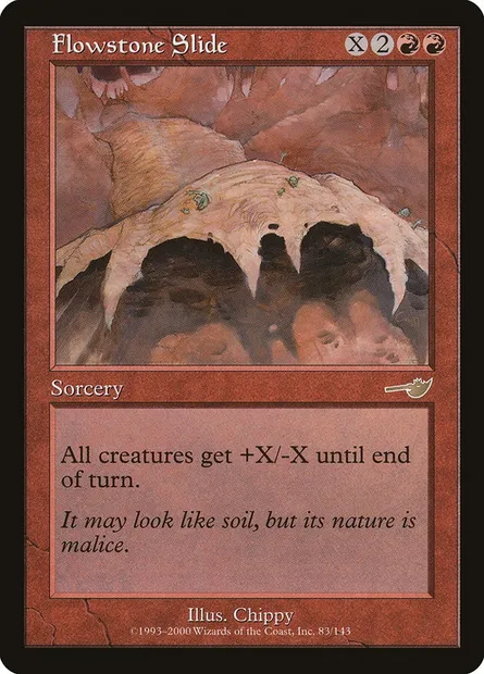 Flowstone Slide, Magic card NEM 83 — Nemesis set