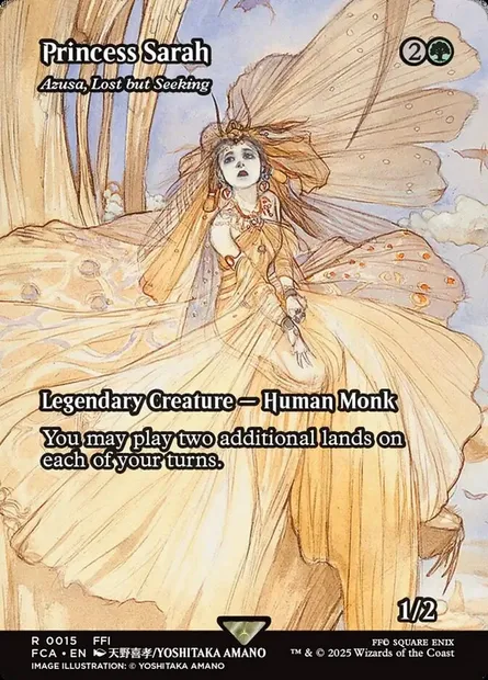 Azusa, Lost but Seeking, Magic card FCA 15 — Final Fantasy: Through the Ages set