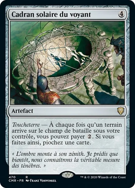 Cadran solaire du voyant, carte Magic CMR 470 — extension Commander Legends