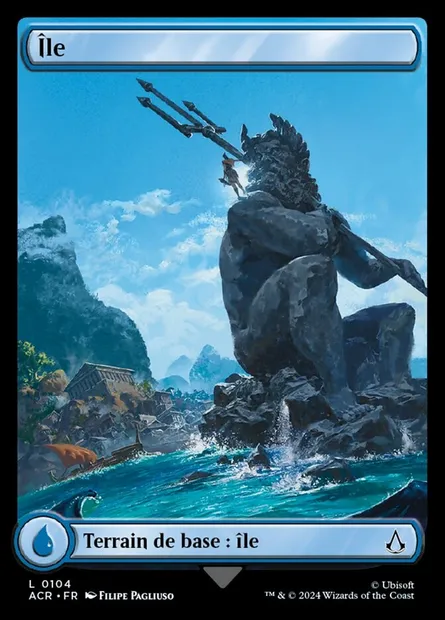 Île, carte Magic ACR 104 — extension Assassin's Creed