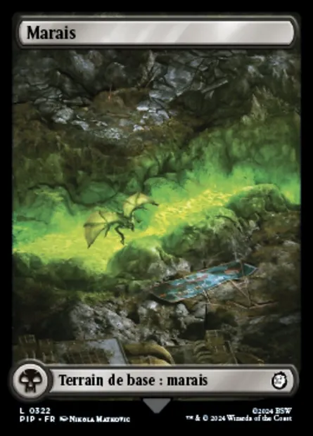 Marais, carte Magic PIP 322 — extension Fallout