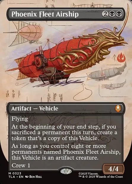 Phoenix Fleet Airship, Magic card TLA 323 — Avatar: The Last Airbender set