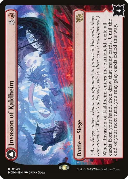 Invasion of Kaldheim // Pyre of the World Tree, Magic card MOM 145 — March of the Machine set